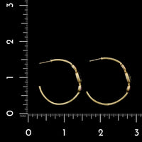 Estate Marco Bicego 18K Yellow Gold Gem-set Jaipur Hoops