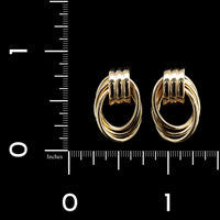 14K Yellow Gold Estate Earrings