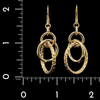 John Hardy 18K Yellow Gold Estate Classic Chain Orbital Earrings