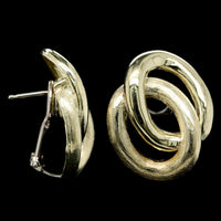 14K Yellow Gold Estate Earrings