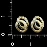 14K Yellow Gold Estate Earrings