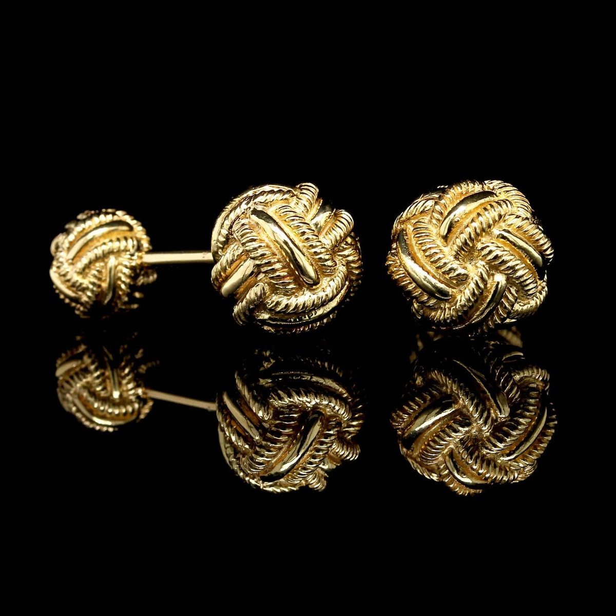 Schlumberger for Tiffany & Co. 18K Yellow Gold Estate Knot Barbell Cufflinks
