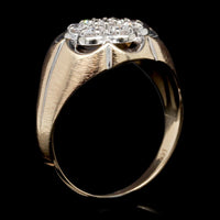 14K Yellow Gold Estate Diamond Ring