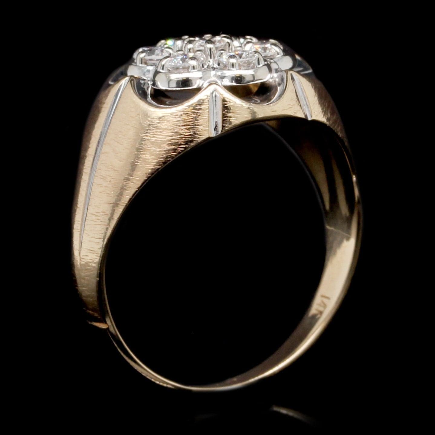 14K Yellow Gold Estate Diamond Ring