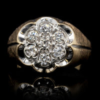 14K Yellow Gold Estate Diamond Ring