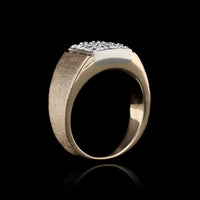 14K Two-tone Gold Estate Diamond Ring