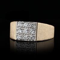 14K Two-tone Gold Estate Diamond Ring