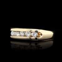 14K Yellow Gold Estate Diamond Ring
