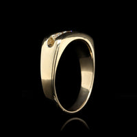 14K Yellow Gold Estate Diamond Ring
