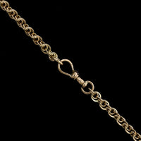 14K Yellow Gold Estate Pocket Watch Chain