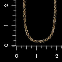 14K Yellow Gold Estate Pocket Watch Chain