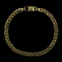 18K Yellow Gold Estate Curb Link Bracelet
