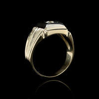 14K Two-Tone Gold Estate Diamond Ring