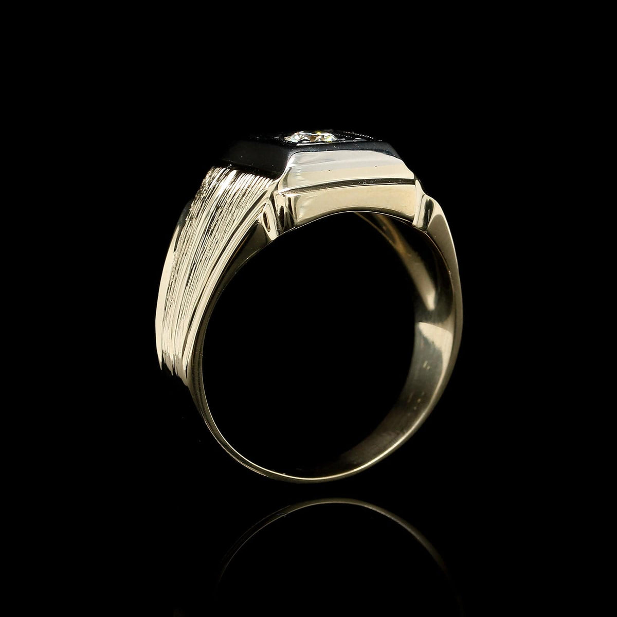 14K Two-Tone Gold Estate Diamond Ring – Long's Jewelers