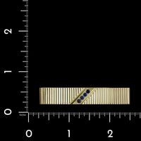 Tiffany & Co. 14K Yellow Gold Estate Sapphire Tie Bar