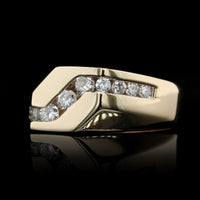 14K Yellow Gold Estate Diamond Ring