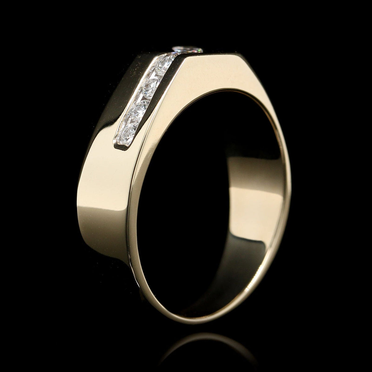 14K Yellow Gold Estate Diamond Ring