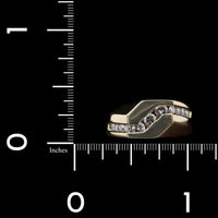 14K Yellow Gold Estate Diamond Ring