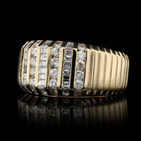 18K Yellow Gold Estate Diamond Ring