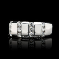 14K White Gold Estate Diamond Ring