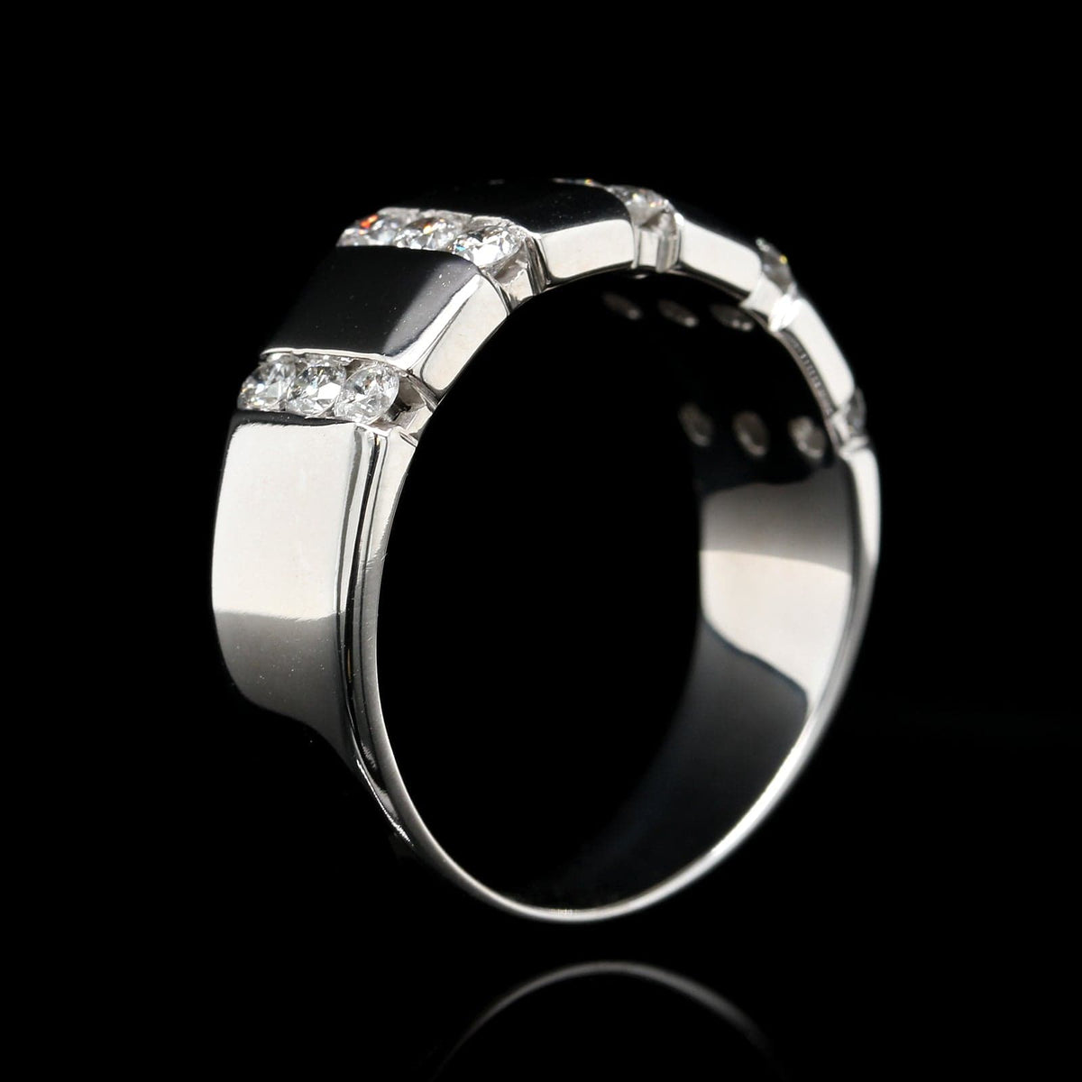 14K White Gold Estate Diamond Ring