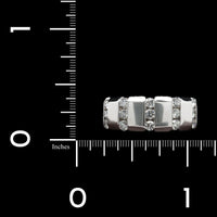 14K White Gold Estate Diamond Ring