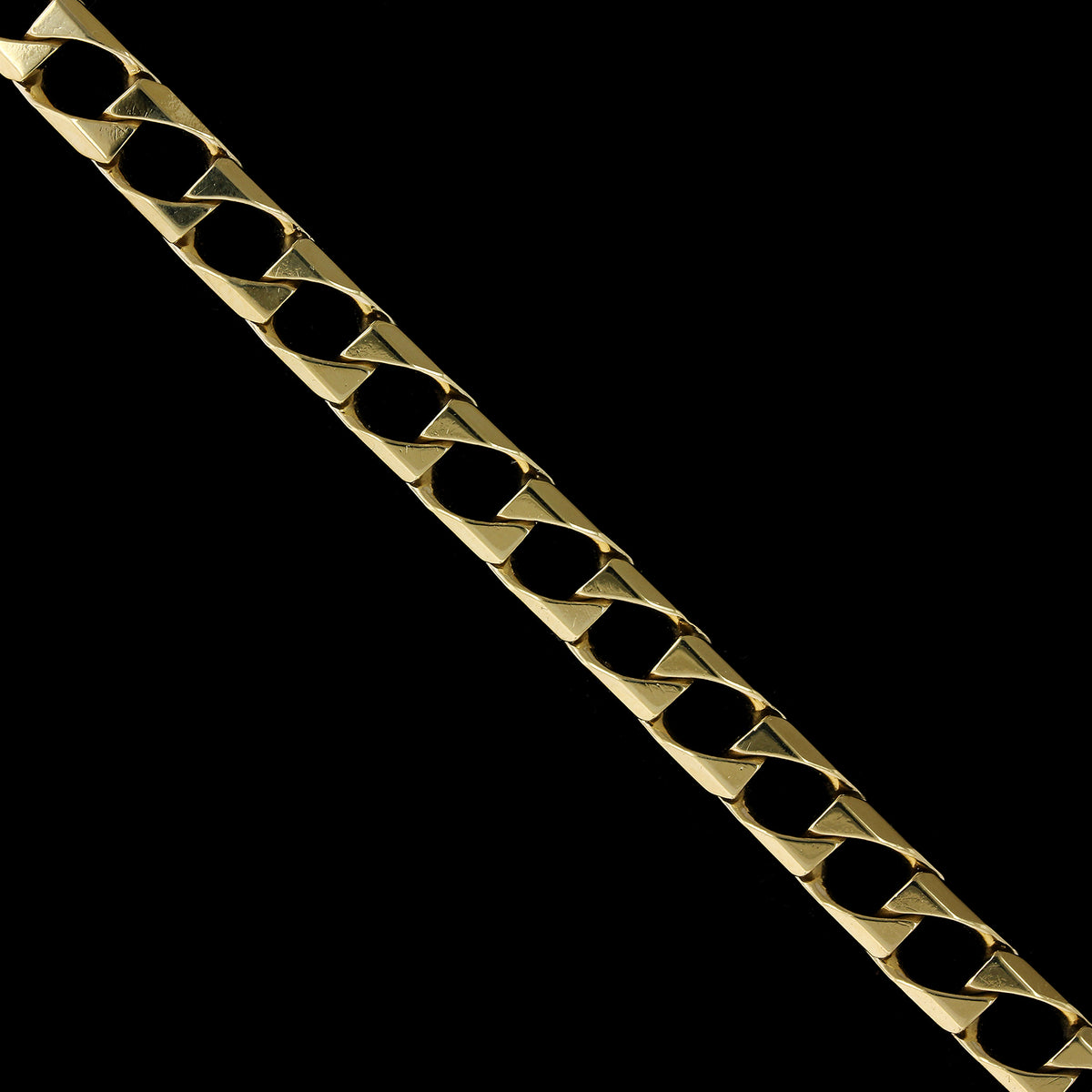 18K Yellow Gold Estate Link Bracelet
