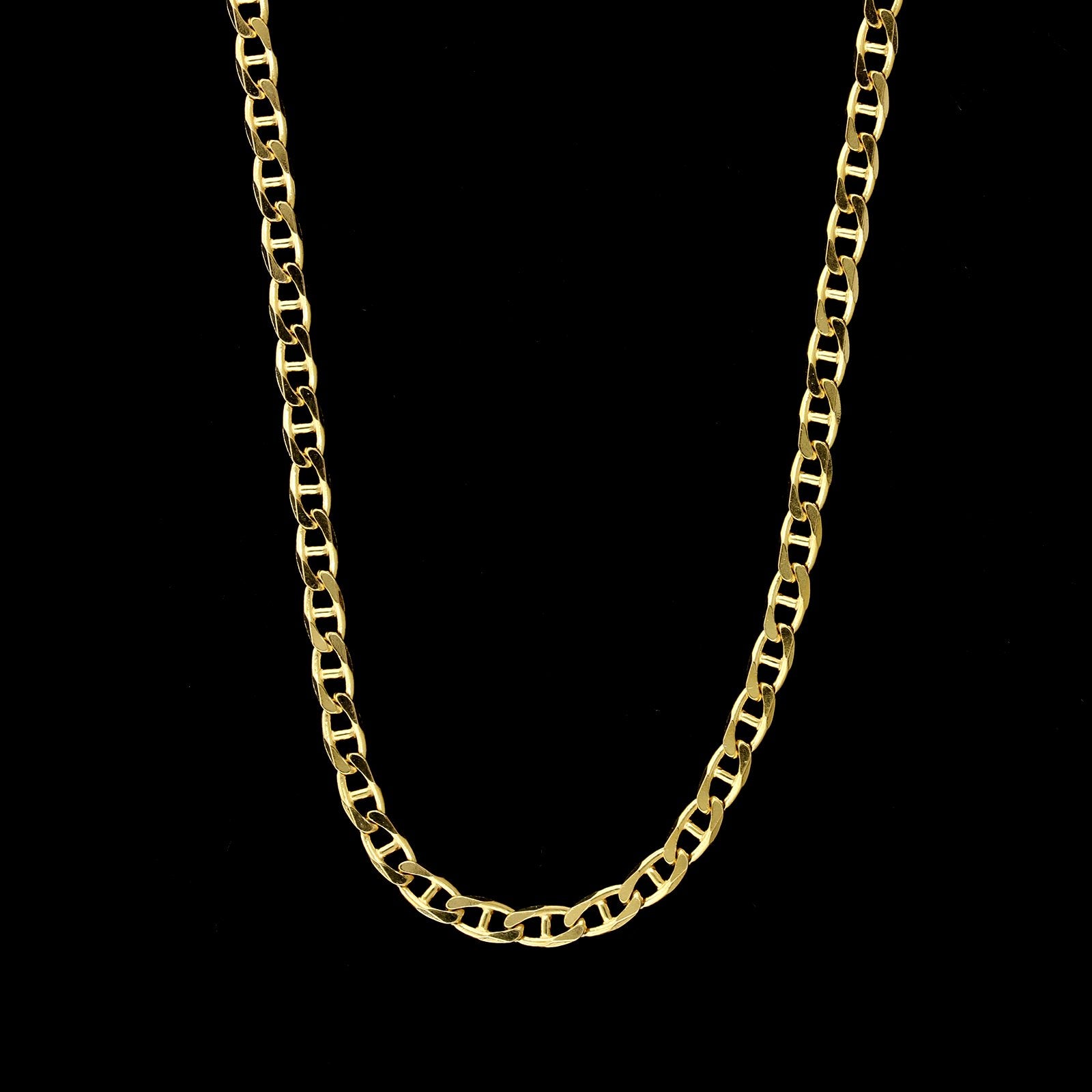 14K Yellow Gold Estate Anchor Link Chain