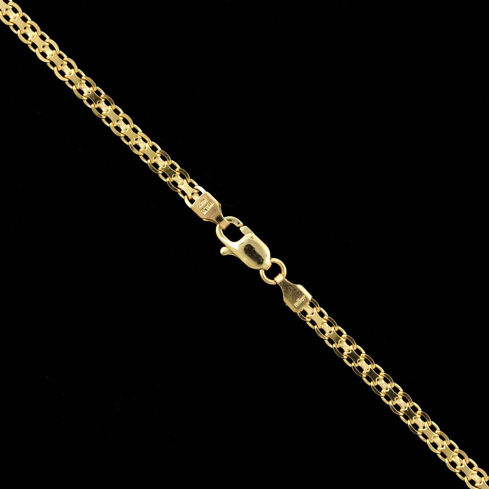 14K Yellow Gold Estate Bismark Chain