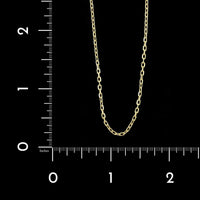 14K Yellow Gold Estate Oval Link Chain