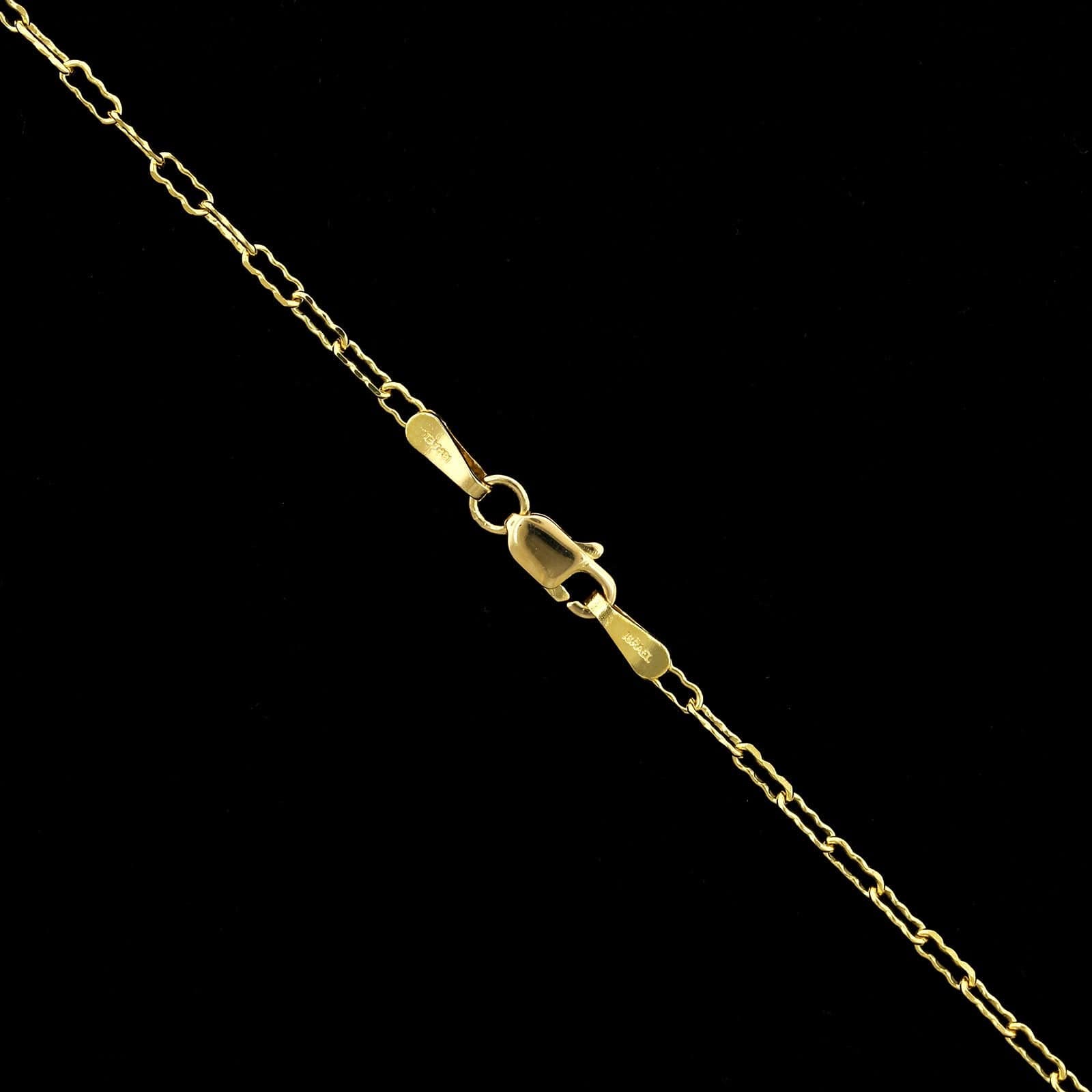 14K Yellow Gold Estate Paperclip Link Chain