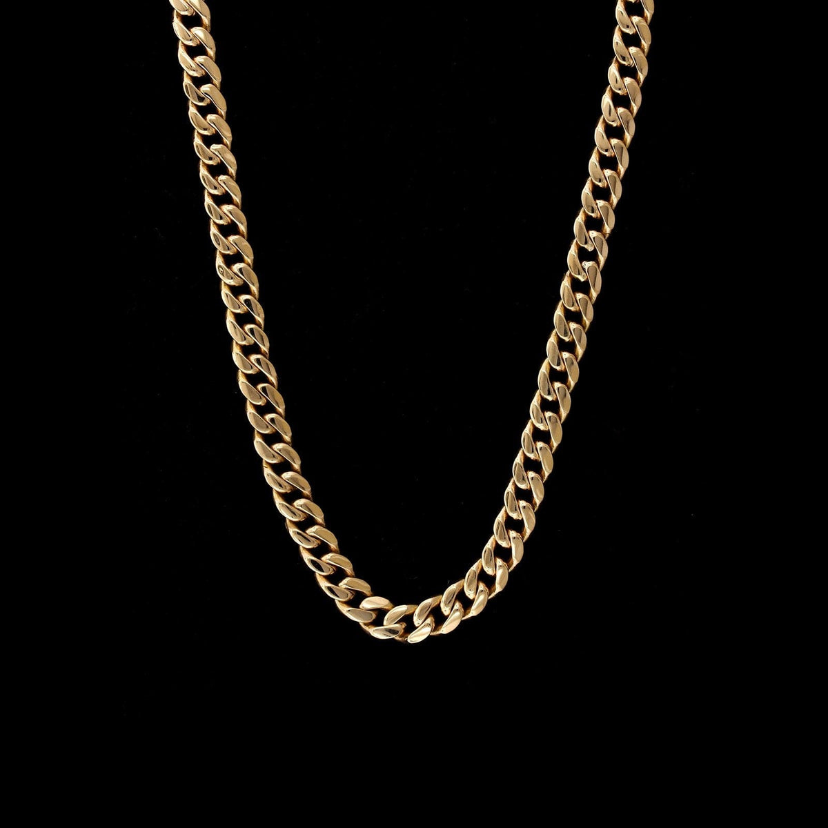 18K Yellow Gold Estate Curb Link Chain