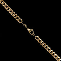 18K Yellow Gold Estate Curb Link Chain