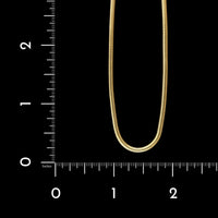 14K Yellow Gold Estate Snake Link Chain