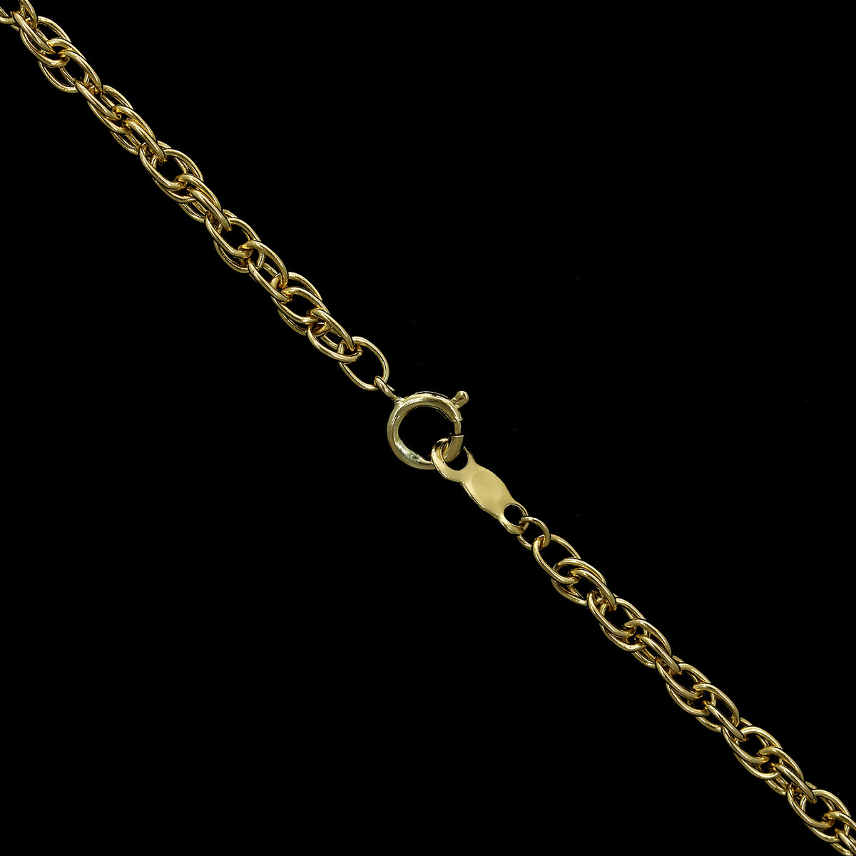 14K Yellow Gold Estate Double Link Chain