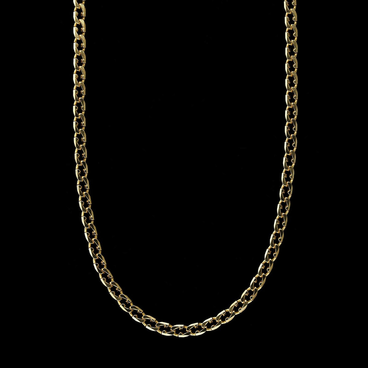 14K Yellow Gold Estate Fancy Link Chain