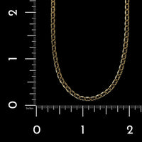 14K Yellow Gold Estate Fancy Link Chain