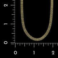 14K Yellow Gold Estate Bismark Link Chain