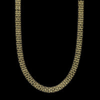 14K Yellow Gold Estate Bismark Link Chain