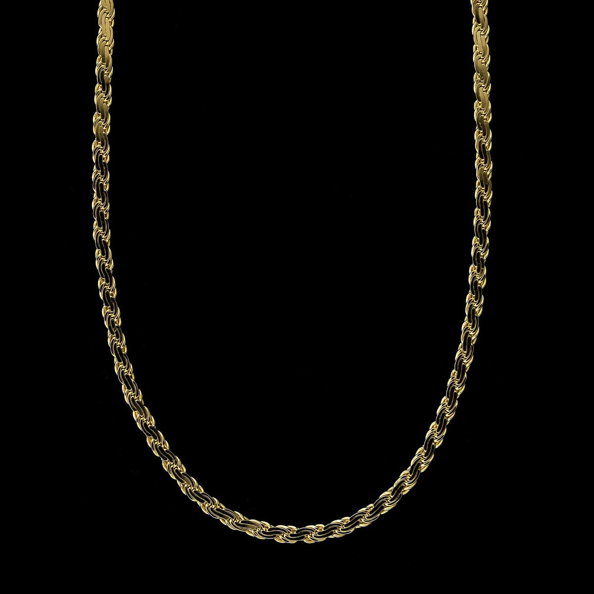 14K Yellow Gold Estate Fancy Link Chain