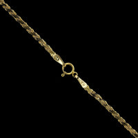 14K Yellow Gold Estate Fancy Link Chain
