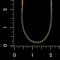 14K Yellow Gold Estate Fancy Link Chain