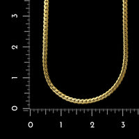 18K Yellow Gold Estate Hollow Curb Link Chain