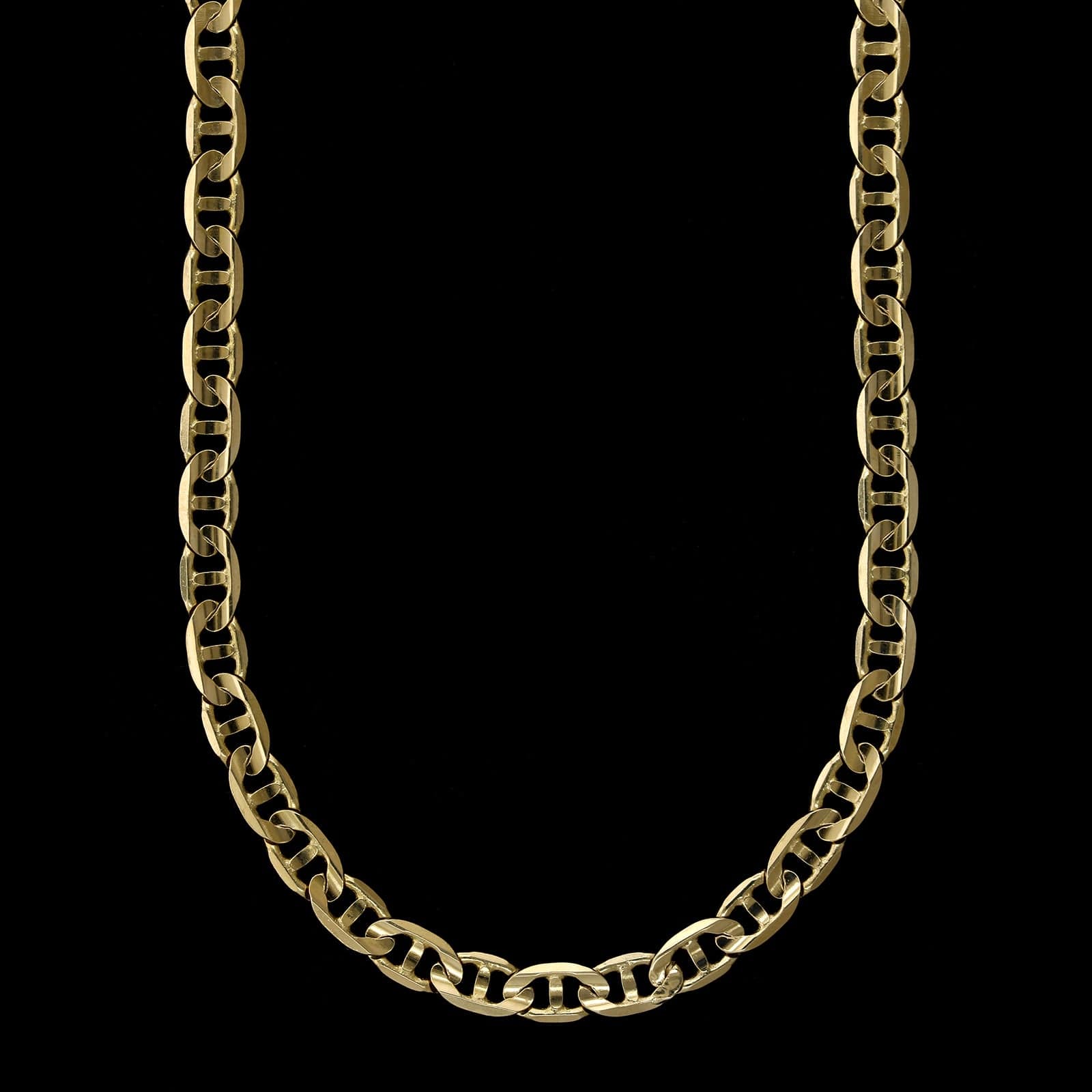 14K Yellow Gold Estate Anchor Link Chain
