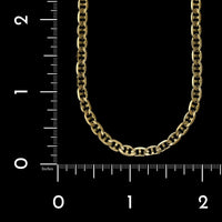 14K Yellow Gold Estate Anchor Link Chain