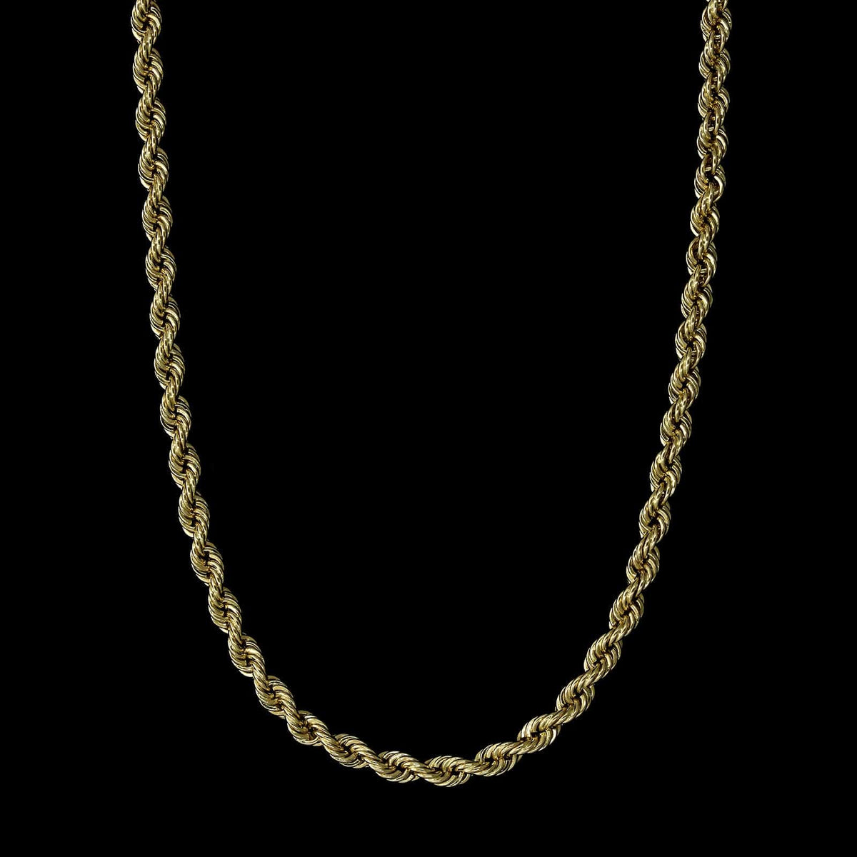 14K Yellow Gold Estate Rope Chain