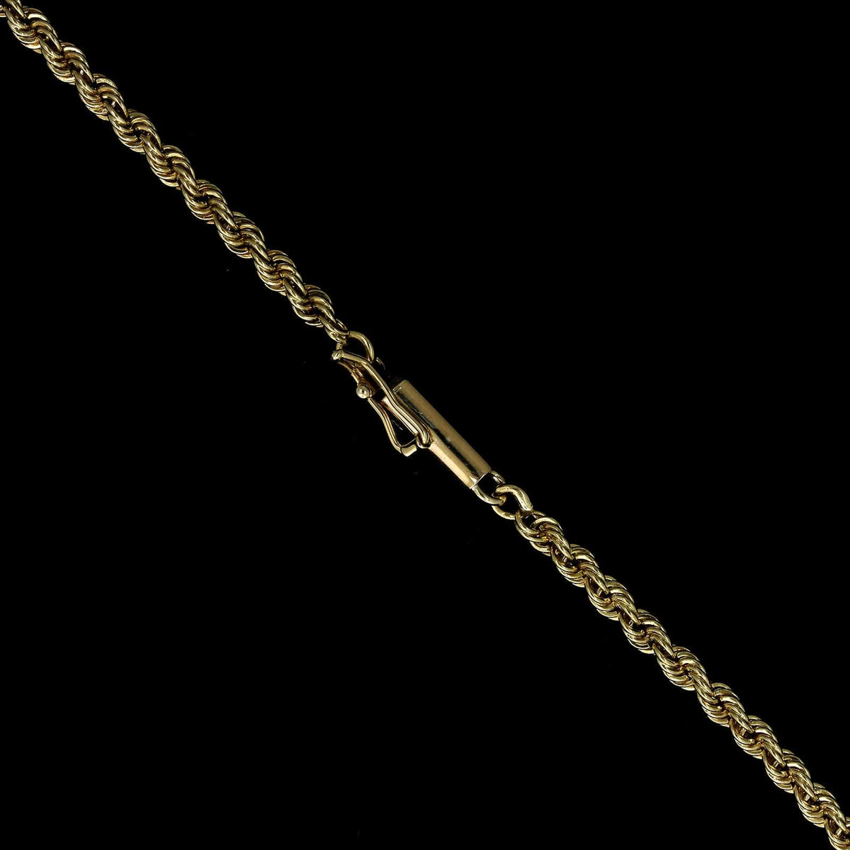 14K Yellow Gold Estate Rope Chain