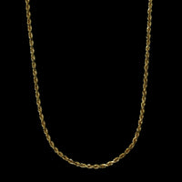 18K Yellow Gold Estate Rope Chain