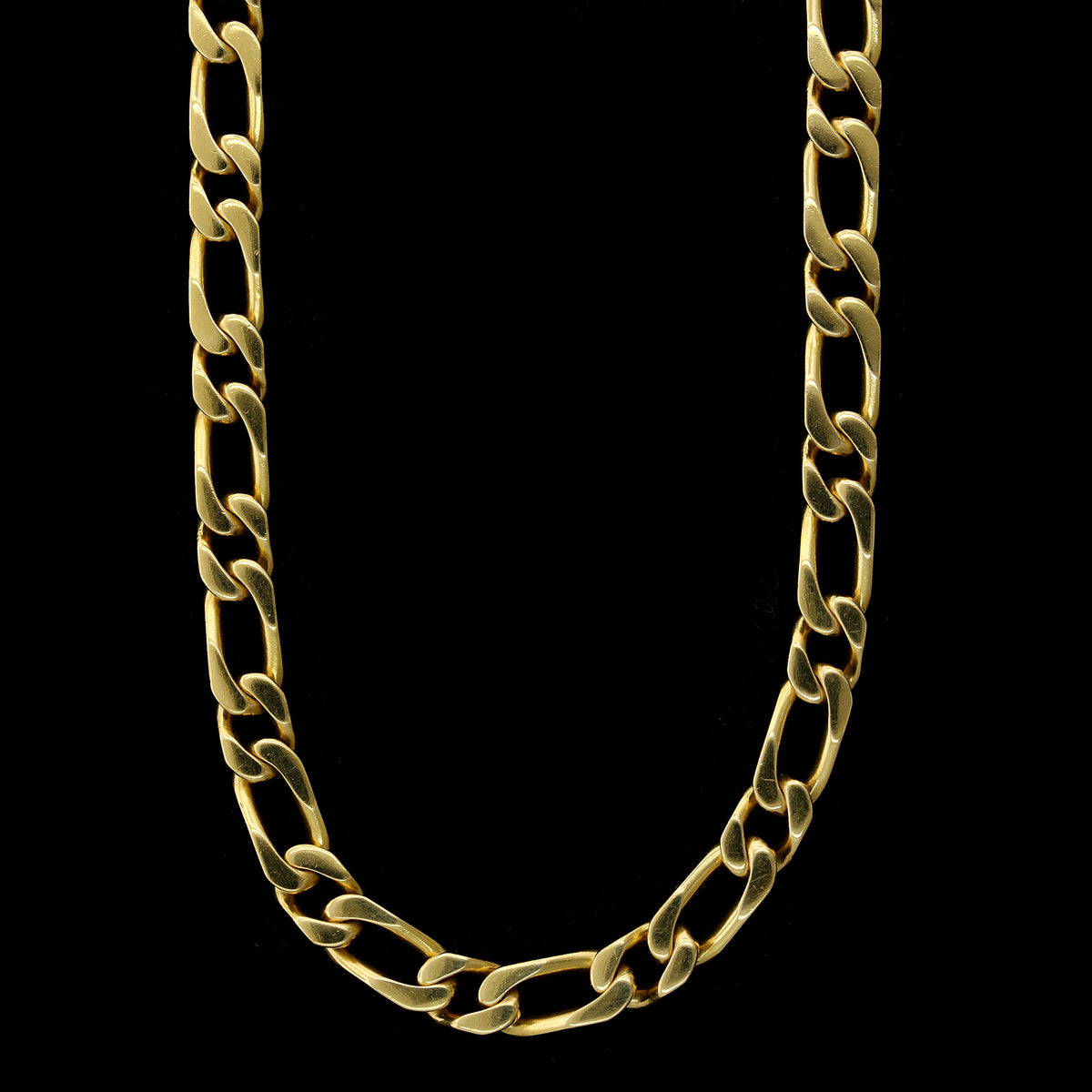 18K Yellow Gold Curb Link Chain