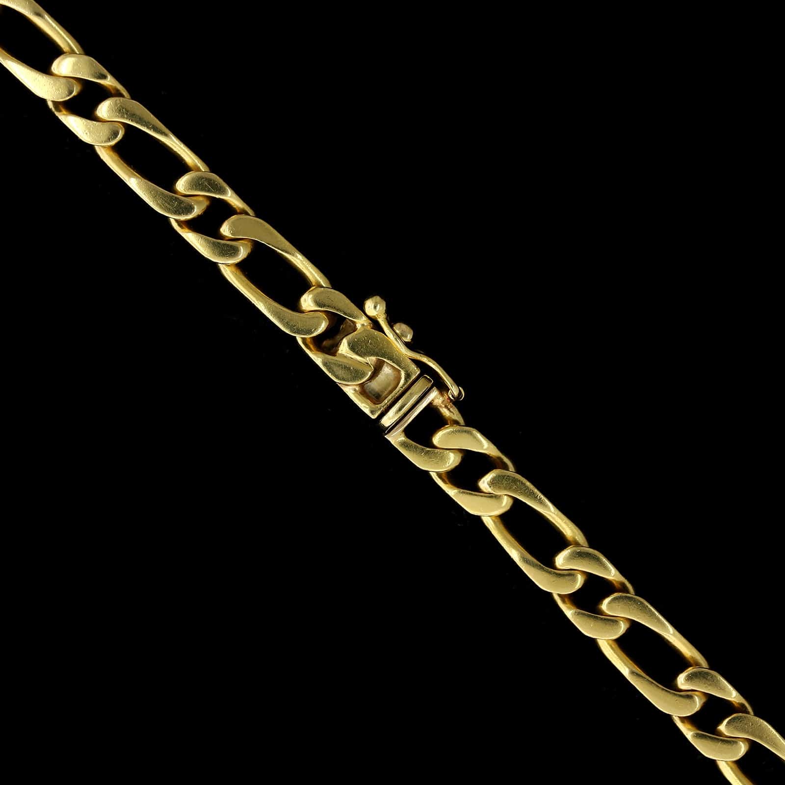 18K Yellow Gold Curb Link Chain